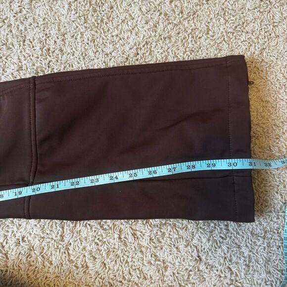 Halfdays Isabel Soft Shell Bib Pant Ski XS Waterproof Brown Spiked Cocoa - Picture 8 of 12